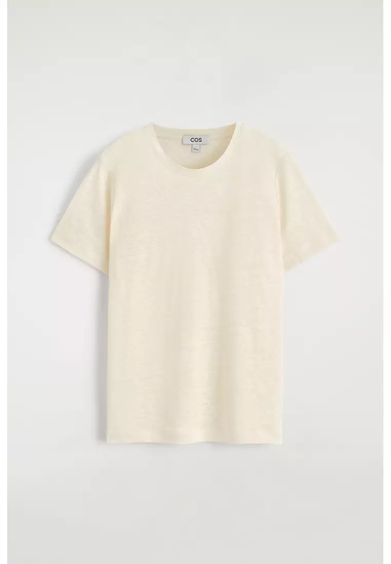 CREW-NECK LINEN T-SHIRT