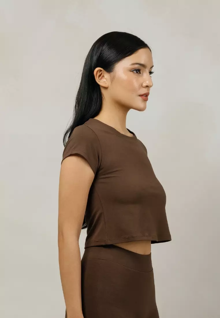 Daily Mid Tee - Coffee