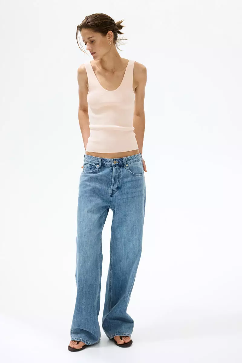 Knitted vest top