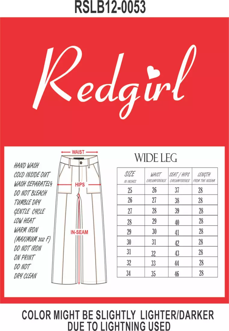 Denim Wide Leg Pants