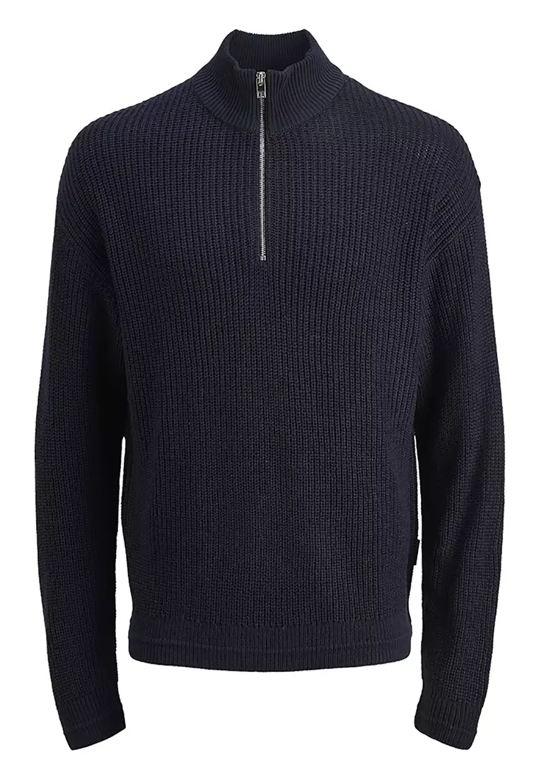 Half Zip Knit Sweater