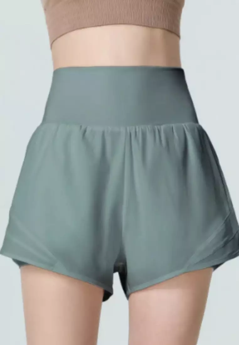 Skye Shorts - High Waist Pockets Activewear Shorts for Women - Quick Dry Workout & Yoga Training Pants