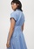 H&M blue Shirt Dress 72C52AA970DAE7GS_2
