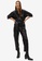 Mango black Belt Faux-Leather Jumpsuit 2B313AA9D1565DGS_1