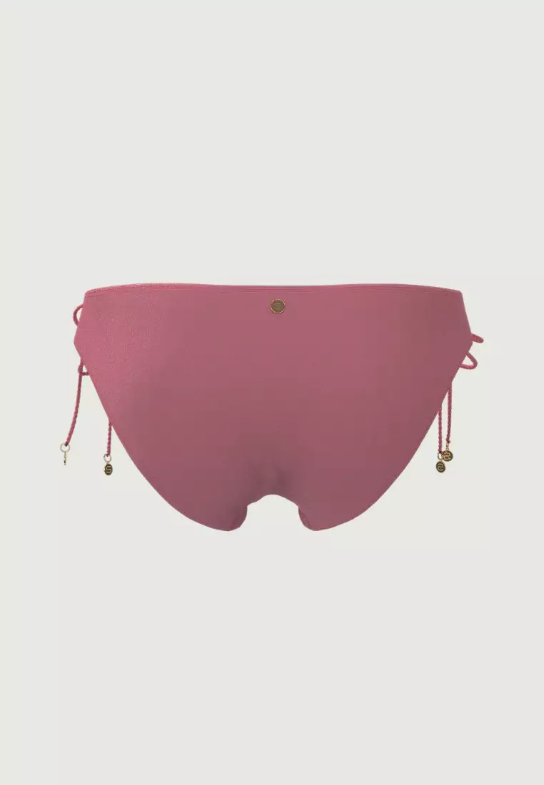 Waterlily Shines粉紅色側綁經典泳褲