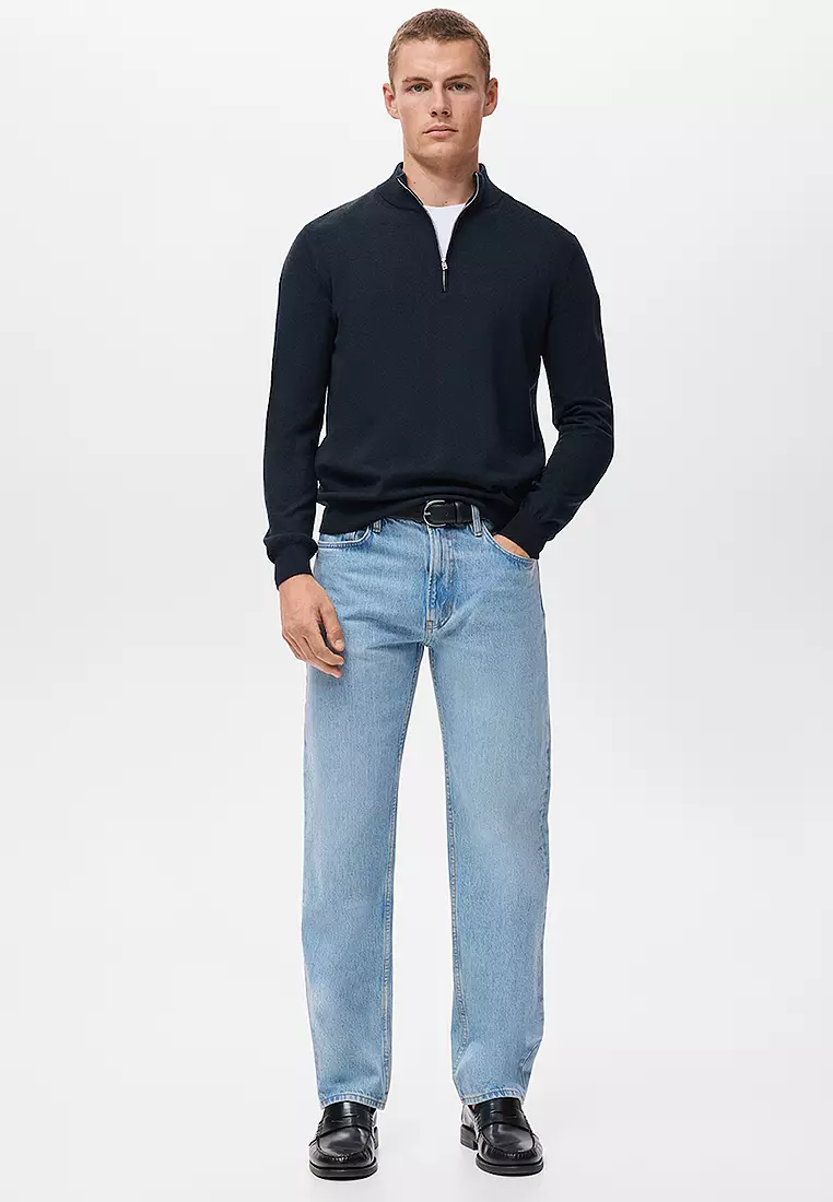 100% Merino Wool Perkins Neck Sweater