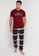 Hollister red Flannel Jogger Set F8D86AAE31C284GS_4