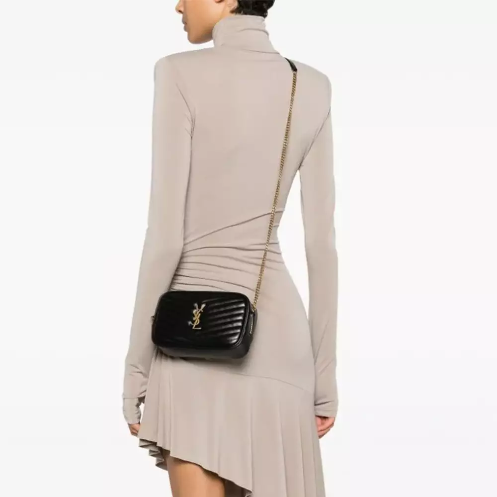 Mini Lou Quilted Leather BlackGhw