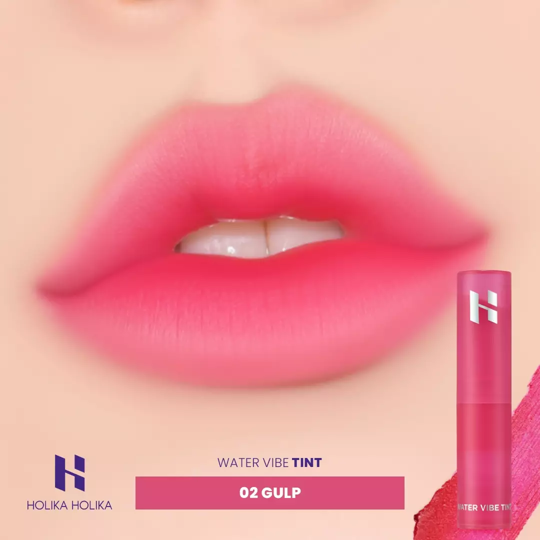 Holika Holika Water Vibe Tint | Hydrating Lip Tint Stick - 02 Gulp