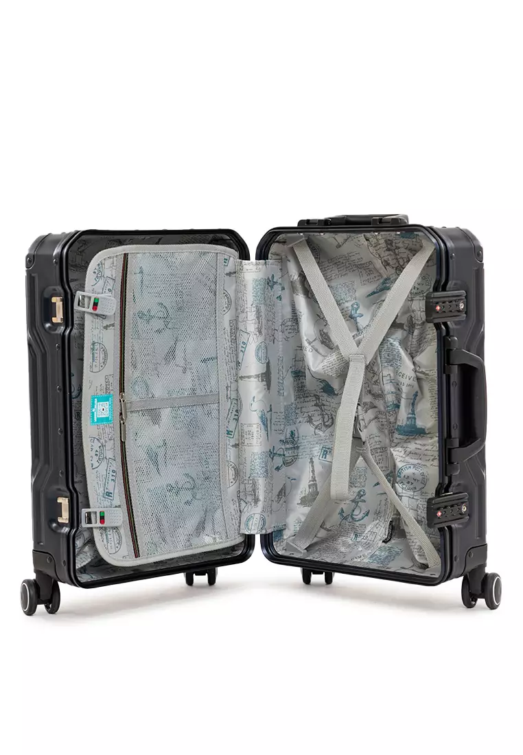 Cruiser 1512-48 Dark Navy (Frame Type) - Cabin - TSA Luggage