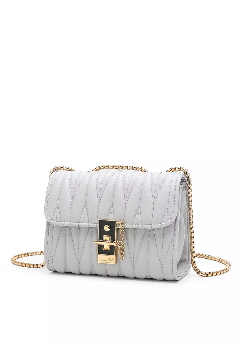 Chain Handbag - Grey