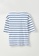 LC WAIKIKI blue Crew Neck Striped Short Sleeve Cotton Women's T-Shirt 19043AA4A13DCFGS_6