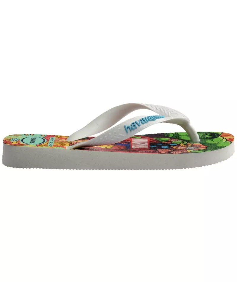 Havaianas 7854 Kids Marvel II White/Blue - Sandal Anak