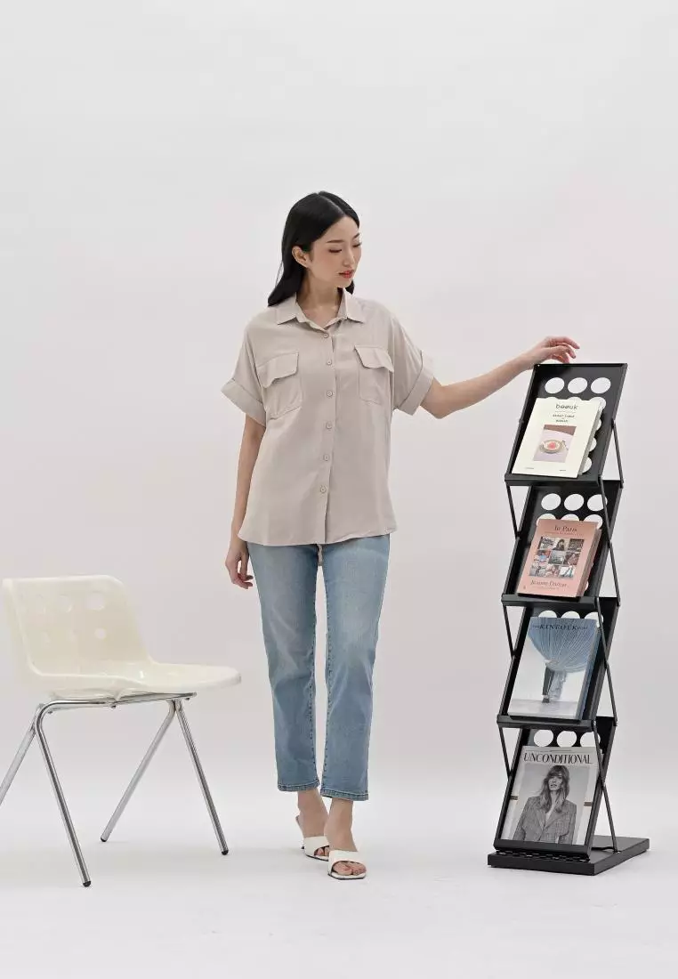 Mayonette Sophia Top - Baju Atasan Wanita Terbaru Kemeja Korean Style
