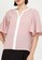 ZALORA WORK pink Butterfly Sleeves Contrast Panel Blouse AB637AA9CD00B9GS_3