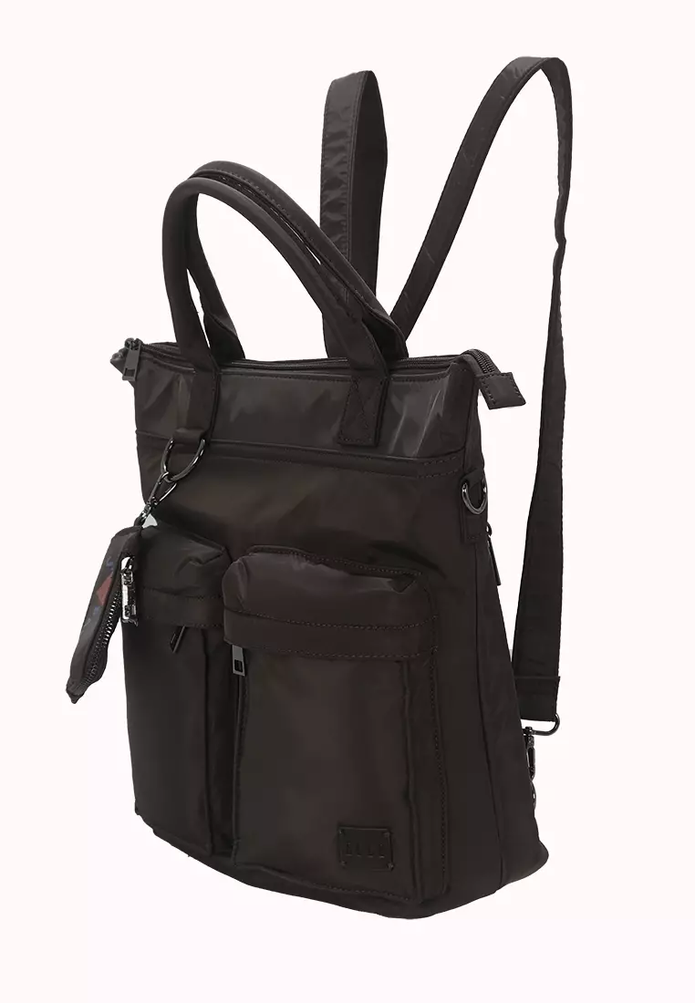 Elle Backpack B05-EL-3218 Brown With Pouch acc