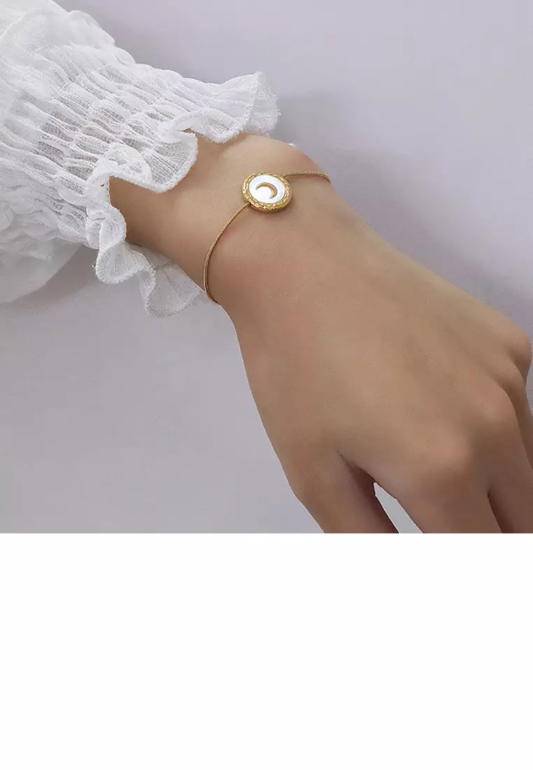 Buy Glamorousky Fashion Temperament Plated Gold 316L Stainless