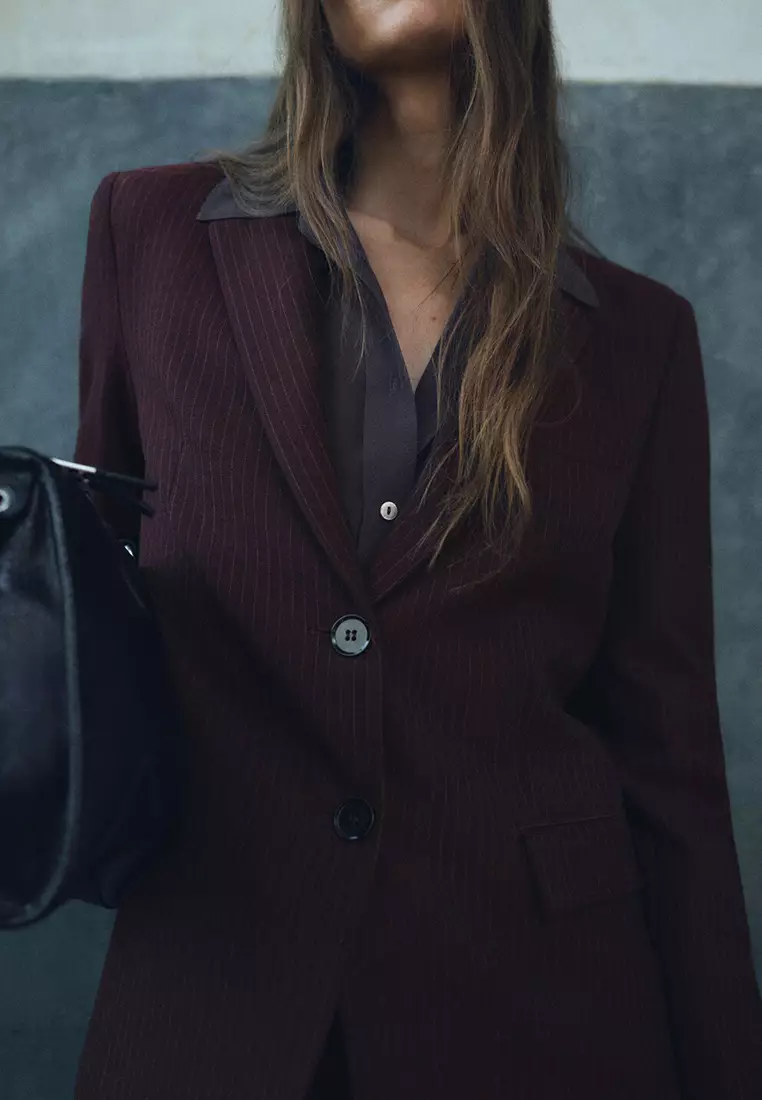 Straight-Fit Suit Jacket