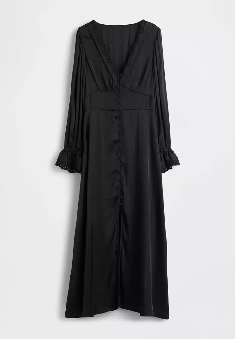 Buy GAP Long Sleeve V-Neck Maxi Dress 2026 Online