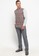 Men's Top brown NADJ-KHAKI Muslimwear LS 7E94BAA3D7821EGS_4