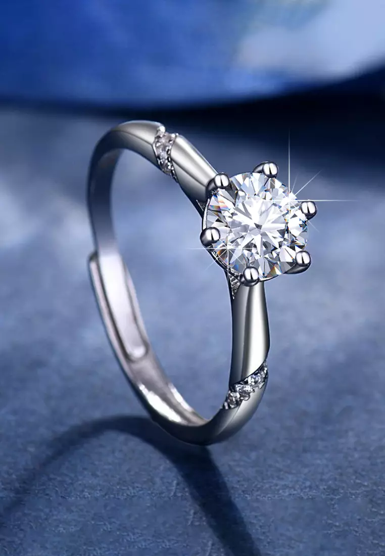 Cincin Wanita Original Aksesoris Cewek Aksesoris Adjustable Tunangan Jewellery Anti karat