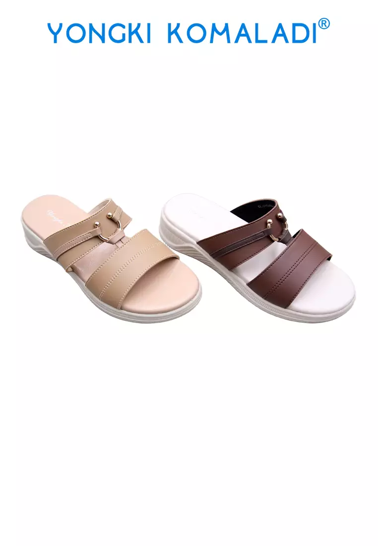 YONGKI KOMALADI DALILA SANDAL OL-DYT4704-25 COKLAT