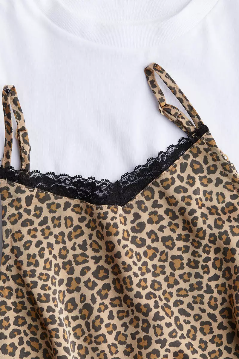 2-piece top and dress set