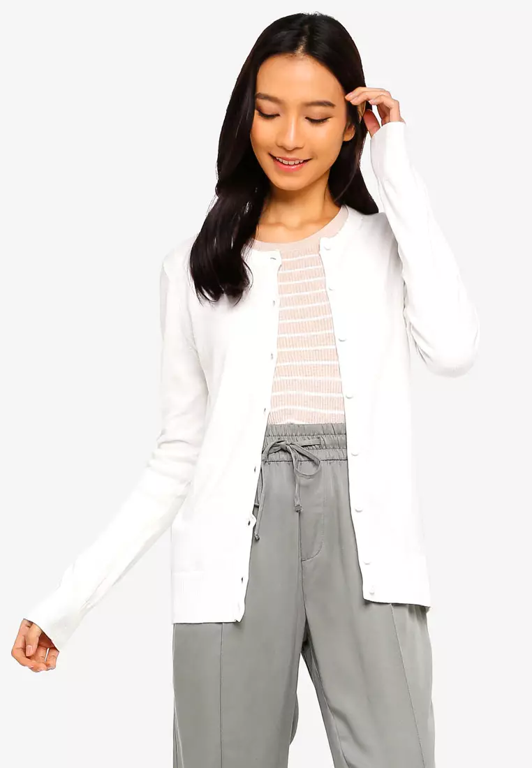 Buy GAP Crew Knit Cardigan 2024 Online ZALORA Singapore
