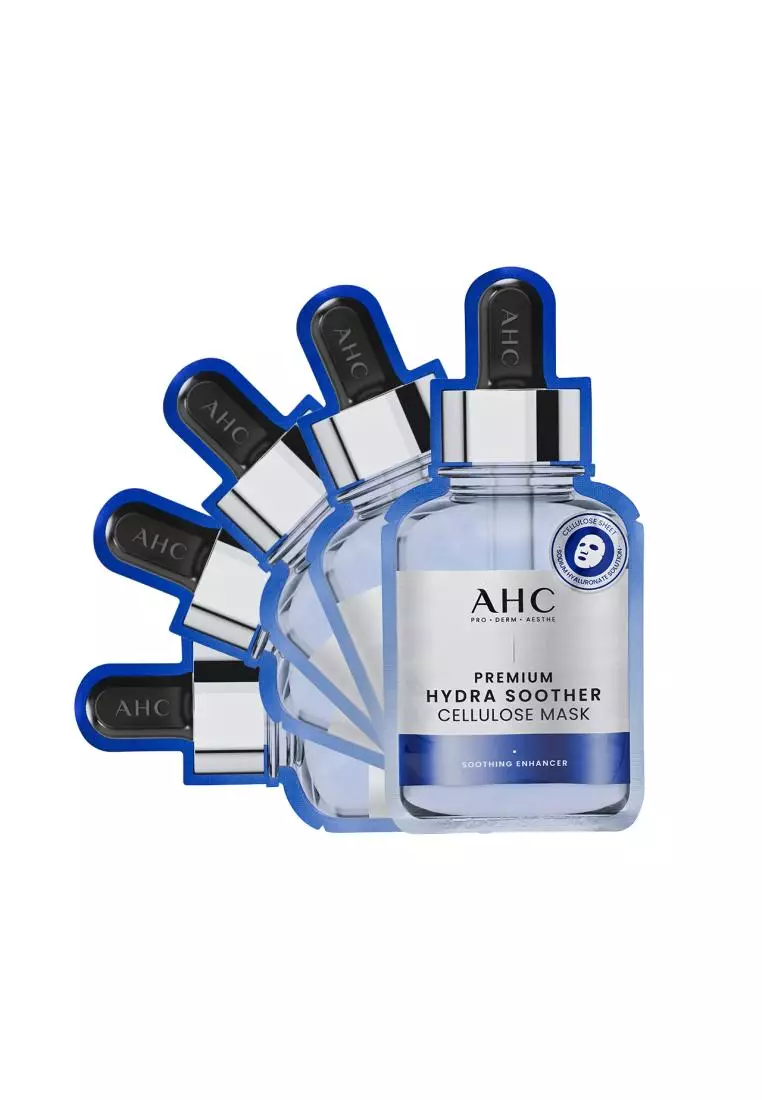 A.H.C Premium Hydra Soother Cellulose Mask (5pcs)