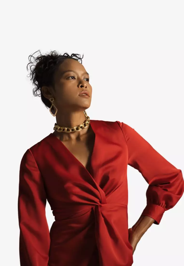 Summer Get Away Silk Dress