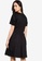 ck Calvin Klein black Constructed Poplin With Sheer Cotton Dress F6417AA0F636CBGS_2