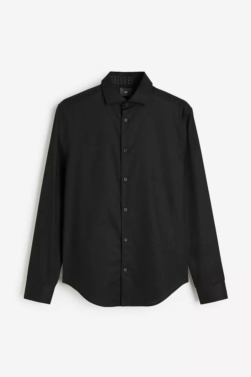 Buy H&M Slim Fit Premium cotton shirt Online | ZALORA Malaysia