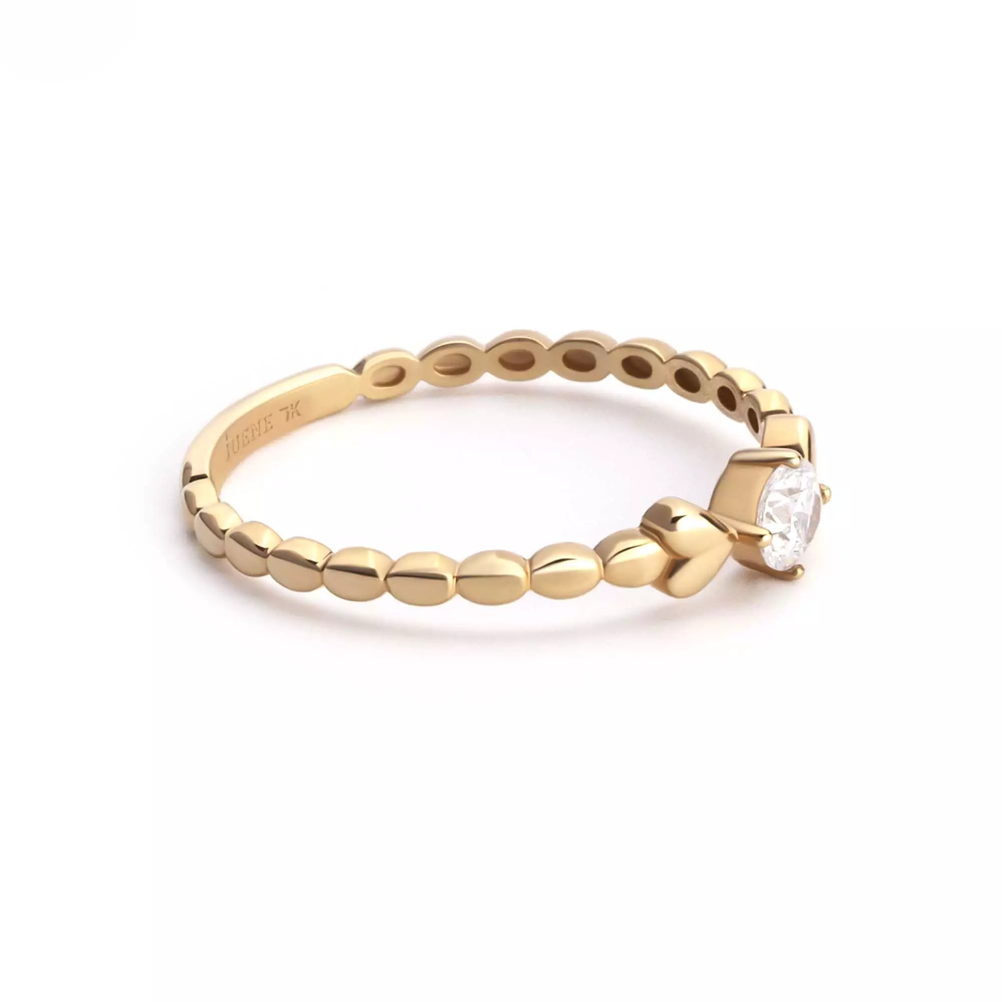 Cincin Emas 7k - Lunaira Gold Ring - Adorn Collection 01 - Juene Jewelry