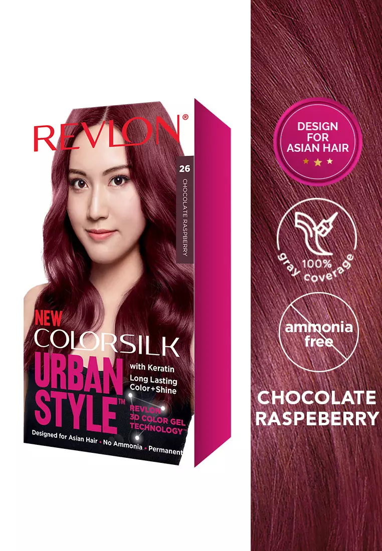 Buy Revlon Colorsilk Urban Style Permanent Hair Color (Chocolate Raspberry)  2023 Online | Zalora Philippines
