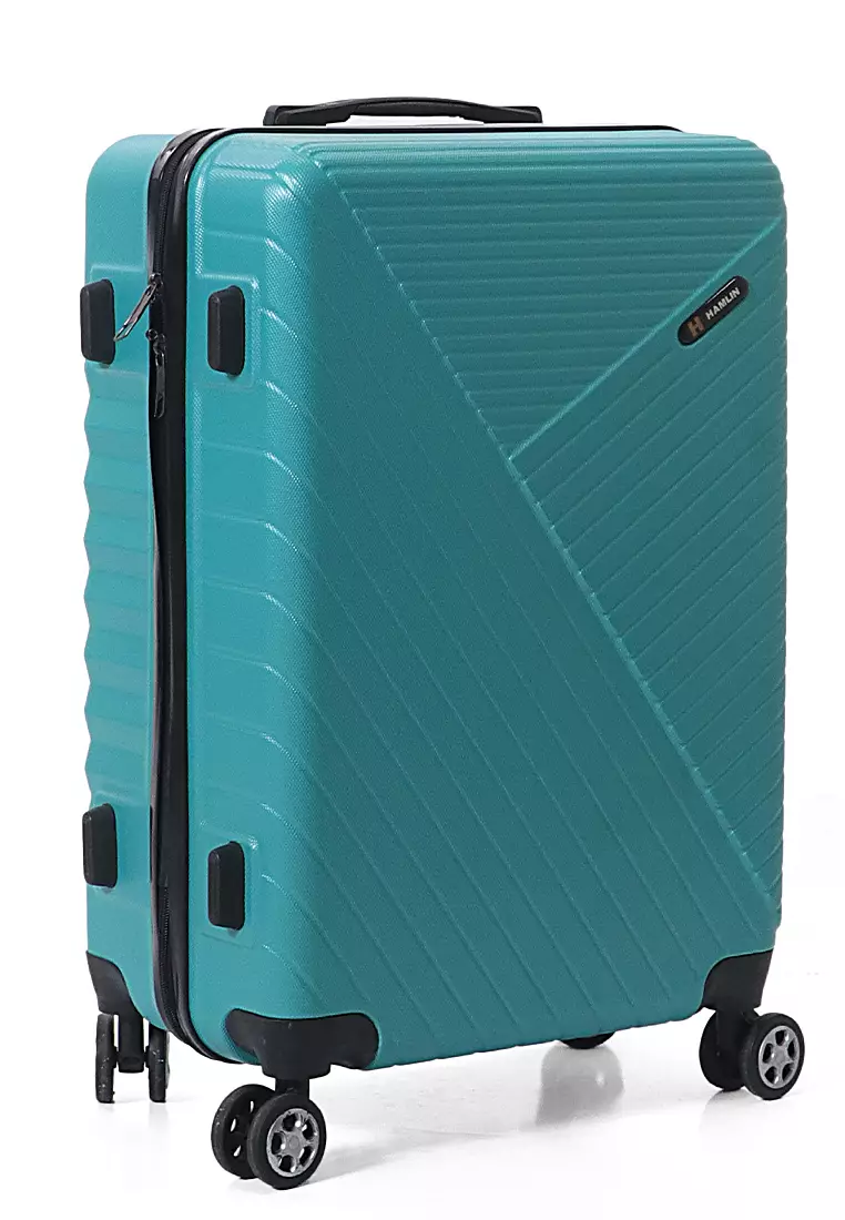 Austin Koper Hardcase Unisex Size 24 Inch Suitcase Combination Lock Large Compartment Tas Travel Material ABS+PVC Coated ORIGINAL - Greentosca