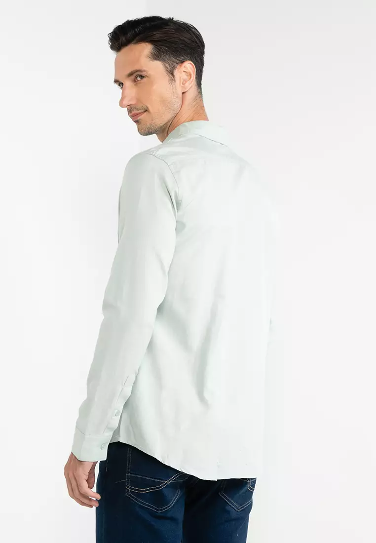 Men's Long Sleeves Woven Shirt