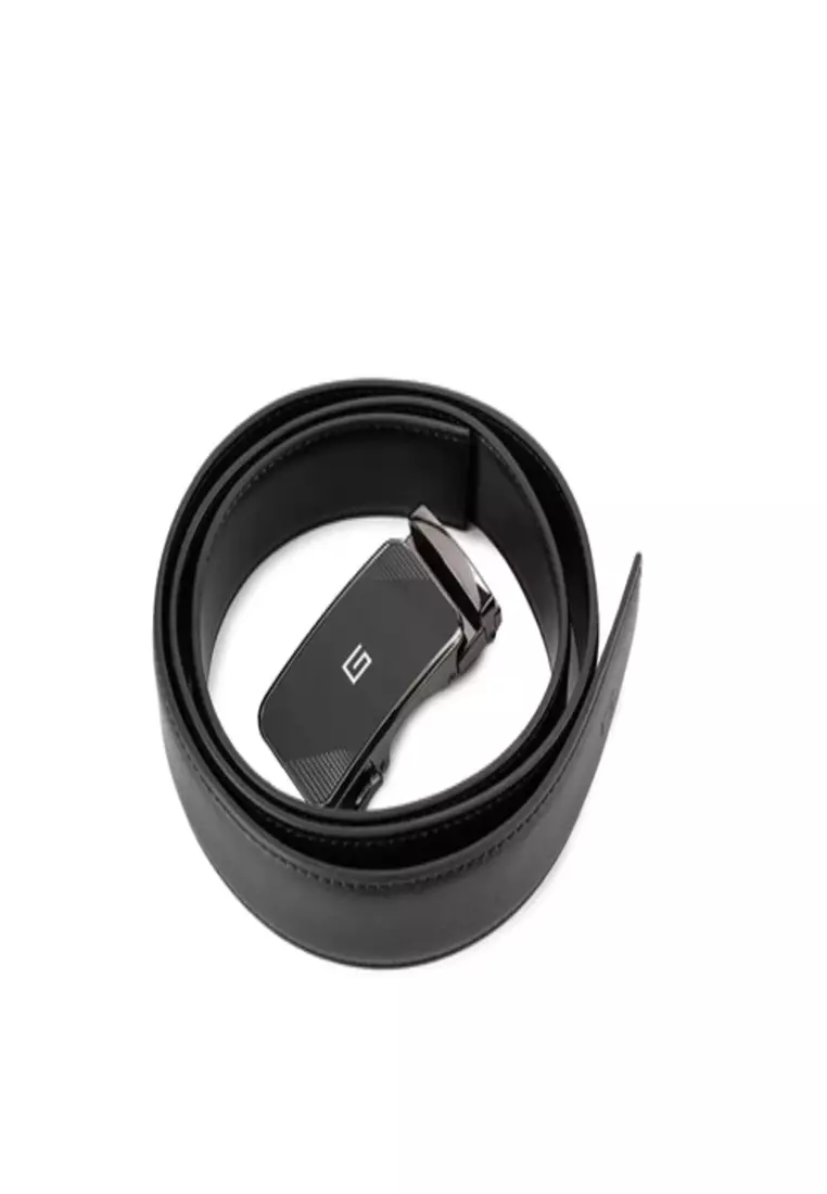 Grandir Gift Set Ikat Pinggang Dompet Kulit Pria PU Leather Original 0911202501BLA