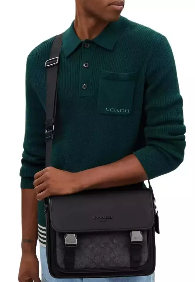 coachレーサー メッセンジャー・シグネチャー キャンバス CT716