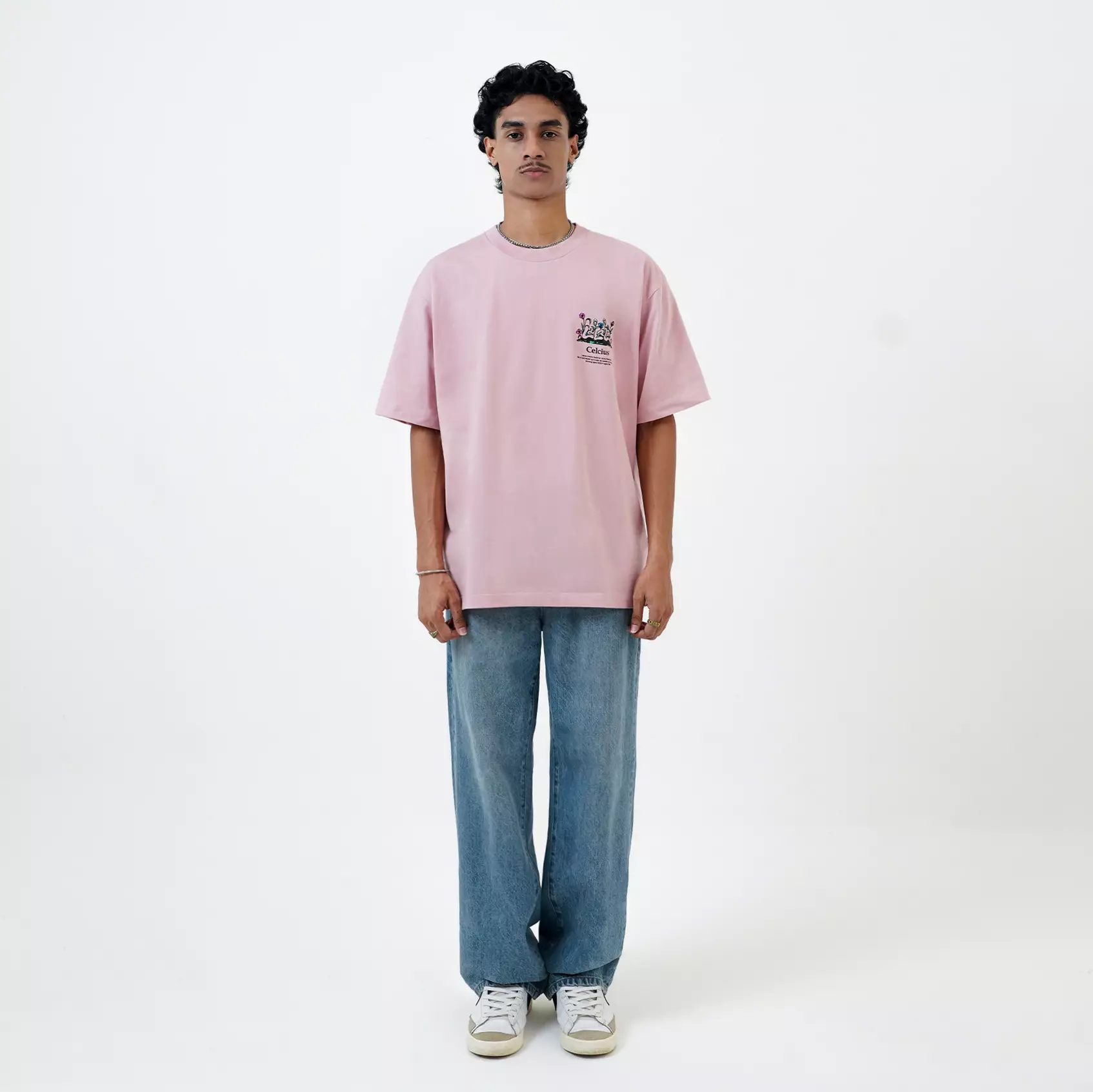 CELCIUS LALALA Seed T-Shirt Oversize LIN001705C Pink