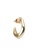 Red's Revenge gold Curved Charm Hoop Earrings 3E206AC2F45AA4GS_2