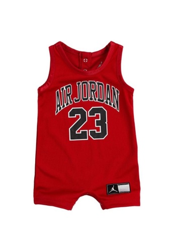 Jordan red Jordan Jumpman DNA Jersey Romper (Newborn) CE306KA8DAF299GS_1