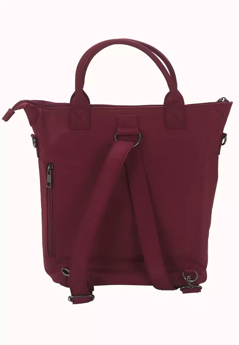 Elle Backpack B05-EL-3218 Red With Pouch acc
