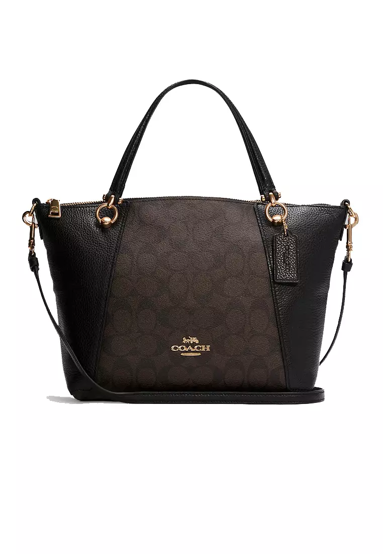 Coach small kelsey discount satchel in signature canvas