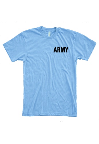 MRL Prints blue Pocket Army T-Shirt Frontliner E2751AAE6BBC08GS_1