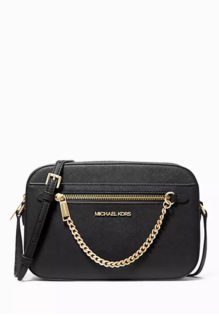 Michael kors lg clearance ew crossbody bag black