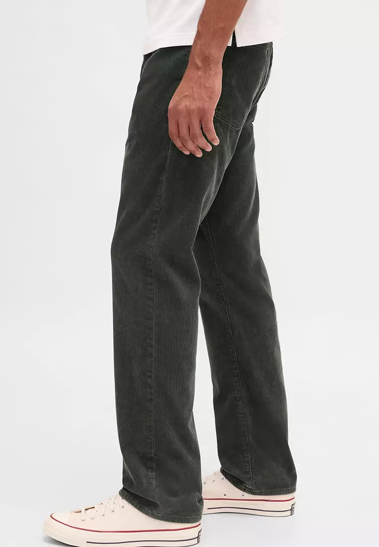Corduroy Relaxed Straight Pants