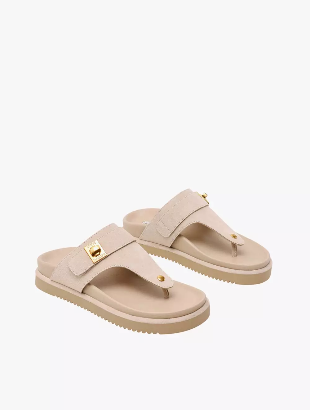 Steve Madden TUNED-IN Flat Sandals - Sand