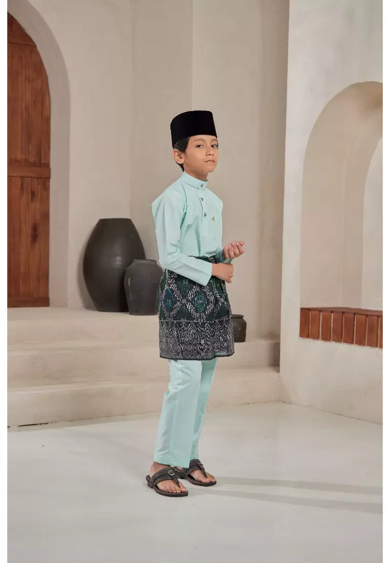 Baju Melayu Moden Cekak Musang for Kids