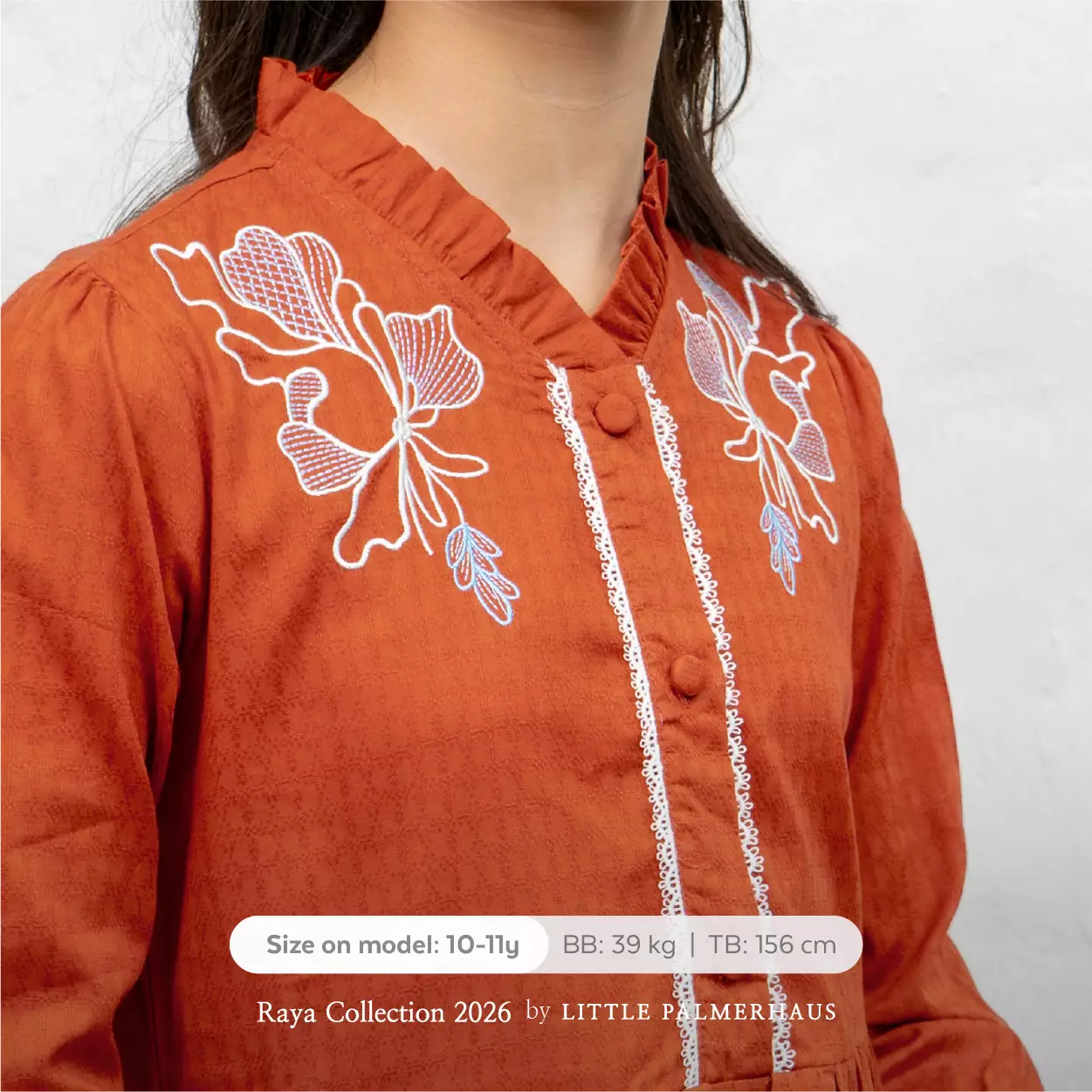 Little Palmerhaus - Baju Lebaran 2026 - Rihla Teen Girl Gamis (Baju Gamis Anak Perempuan Usia 6-14 Tahun) Green