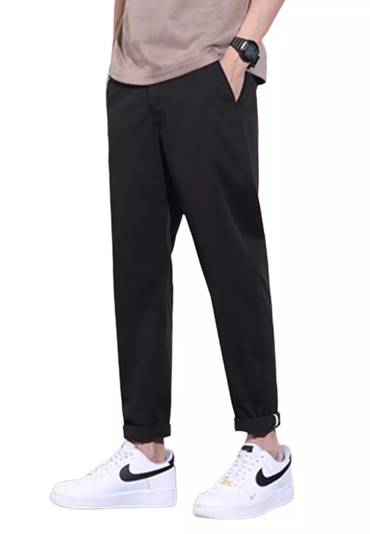 Casual Straight Leg Chino Pants